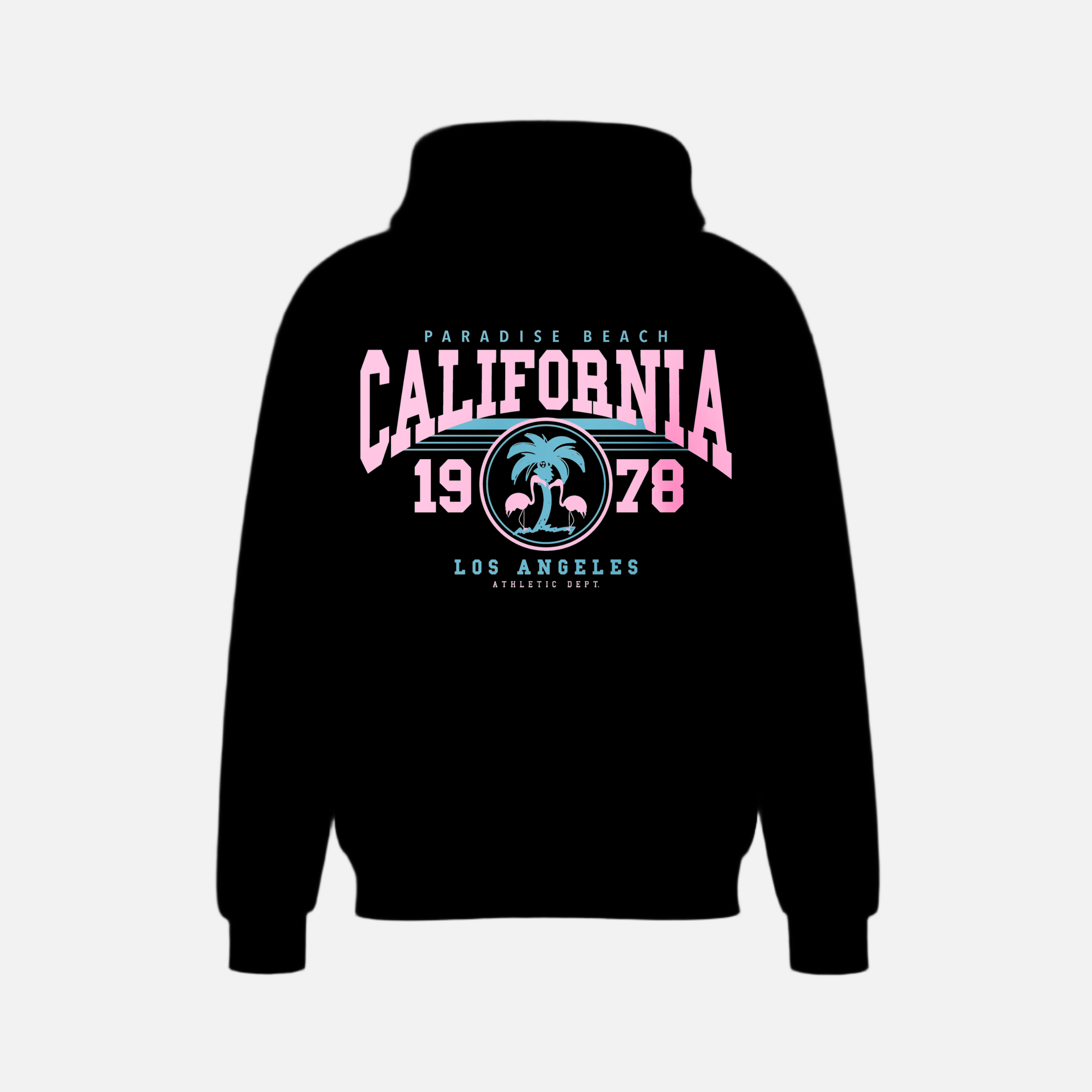 California Paradise Beach Hoodie – Vintage Coastal Streetwear