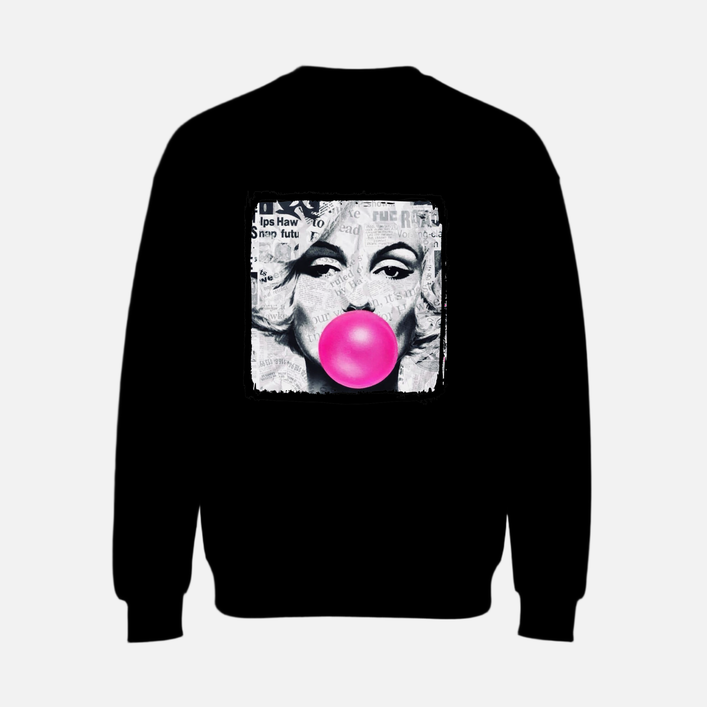 Bubble Pop Icon Crewneck – Retro Pop Art Sweatshirt
