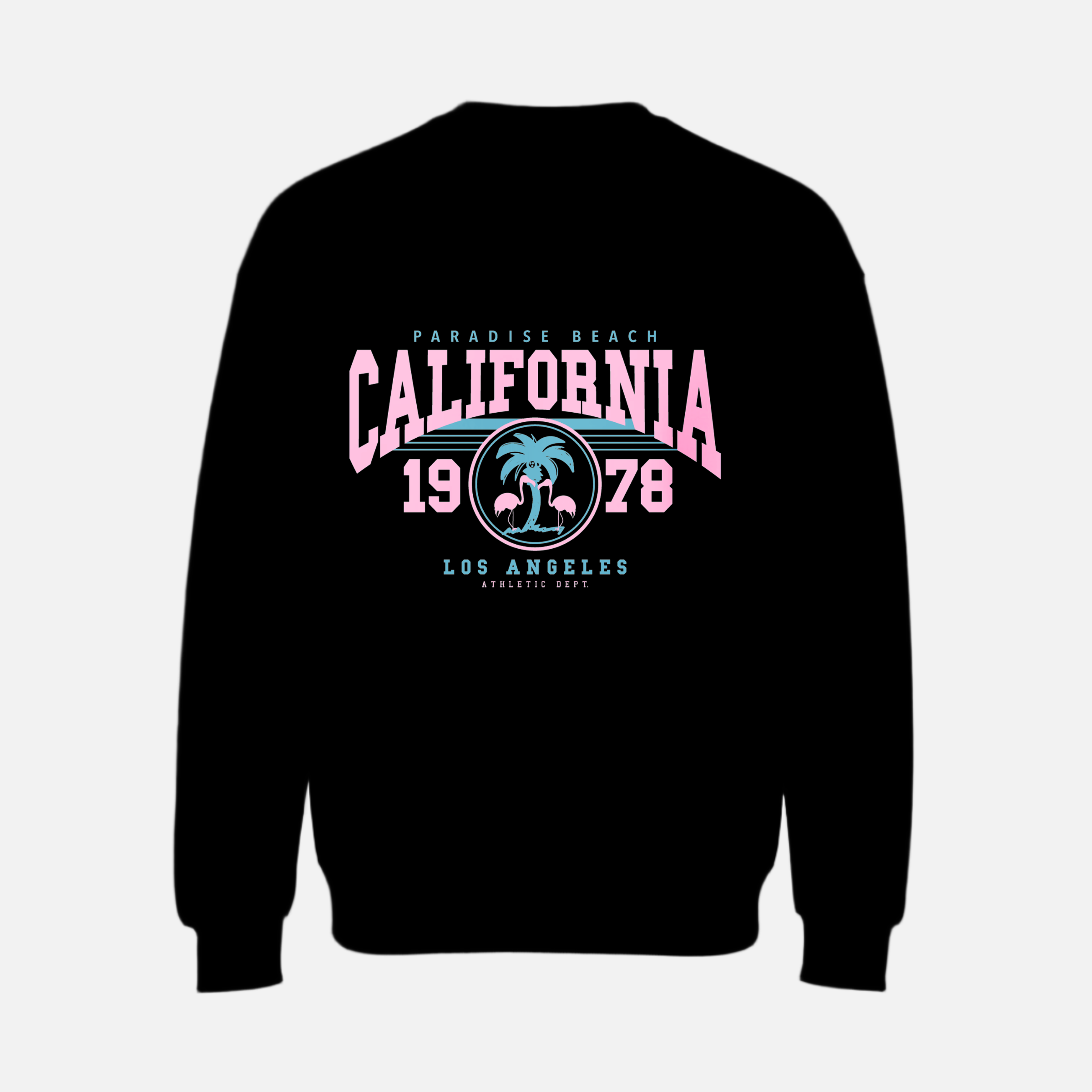 California Paradise Beach Crewneck – Vintage Coastal Sweatshirt