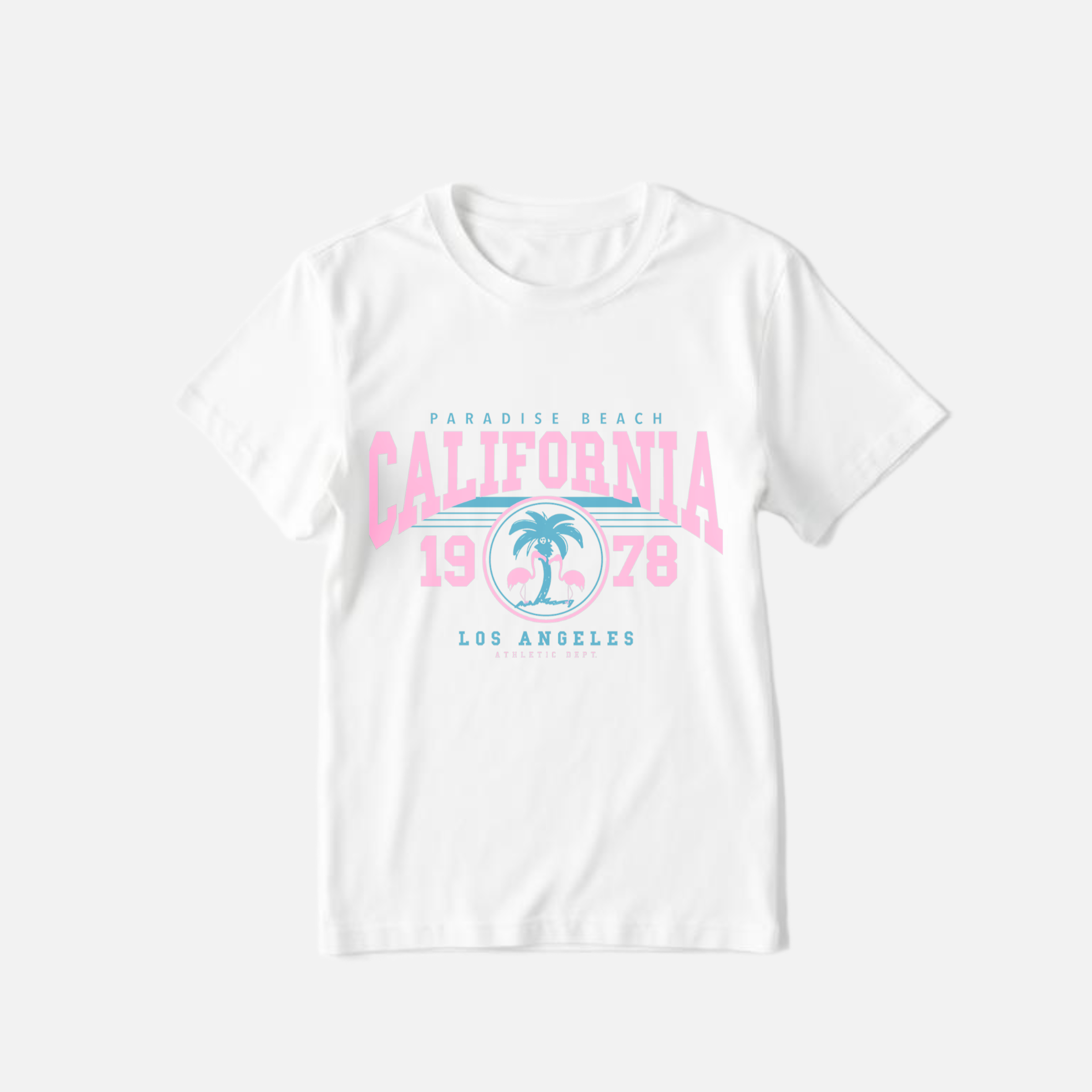 California Paradise Beach Tee – Vintage Coastal Streetwear