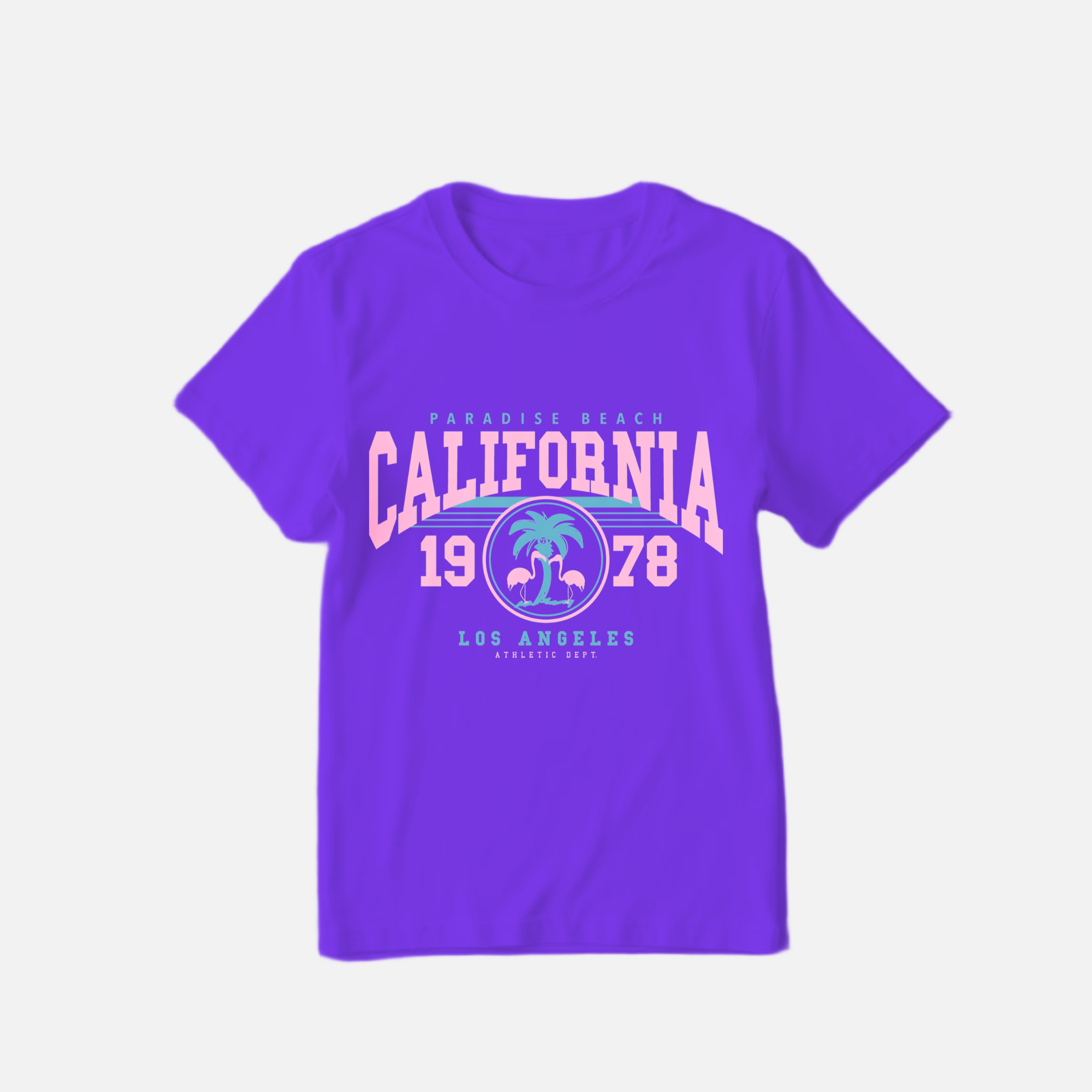 California Paradise Beach Tee – Vintage Coastal Streetwear