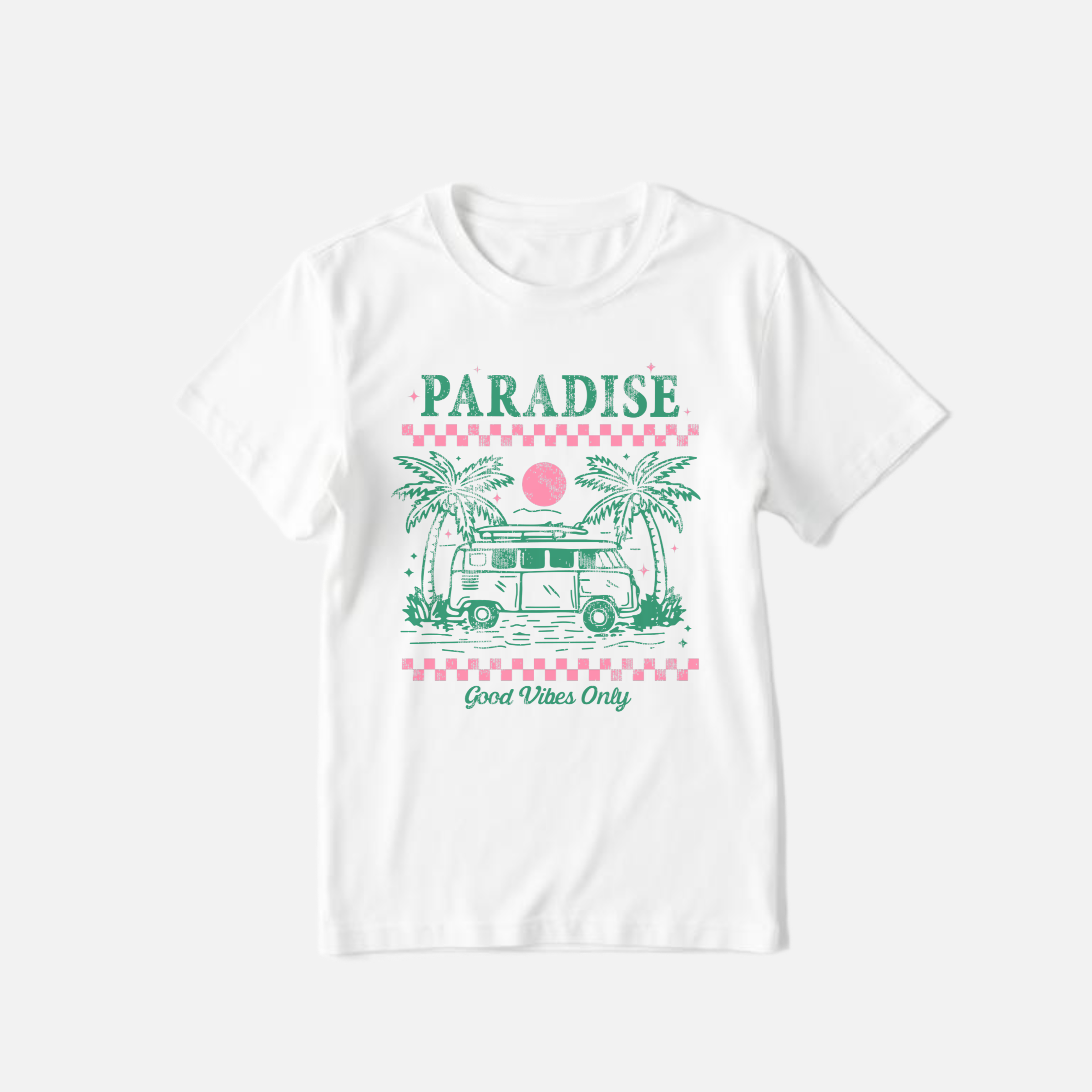 Paradise Tee – Good Vibes Only Graphic Shirt
