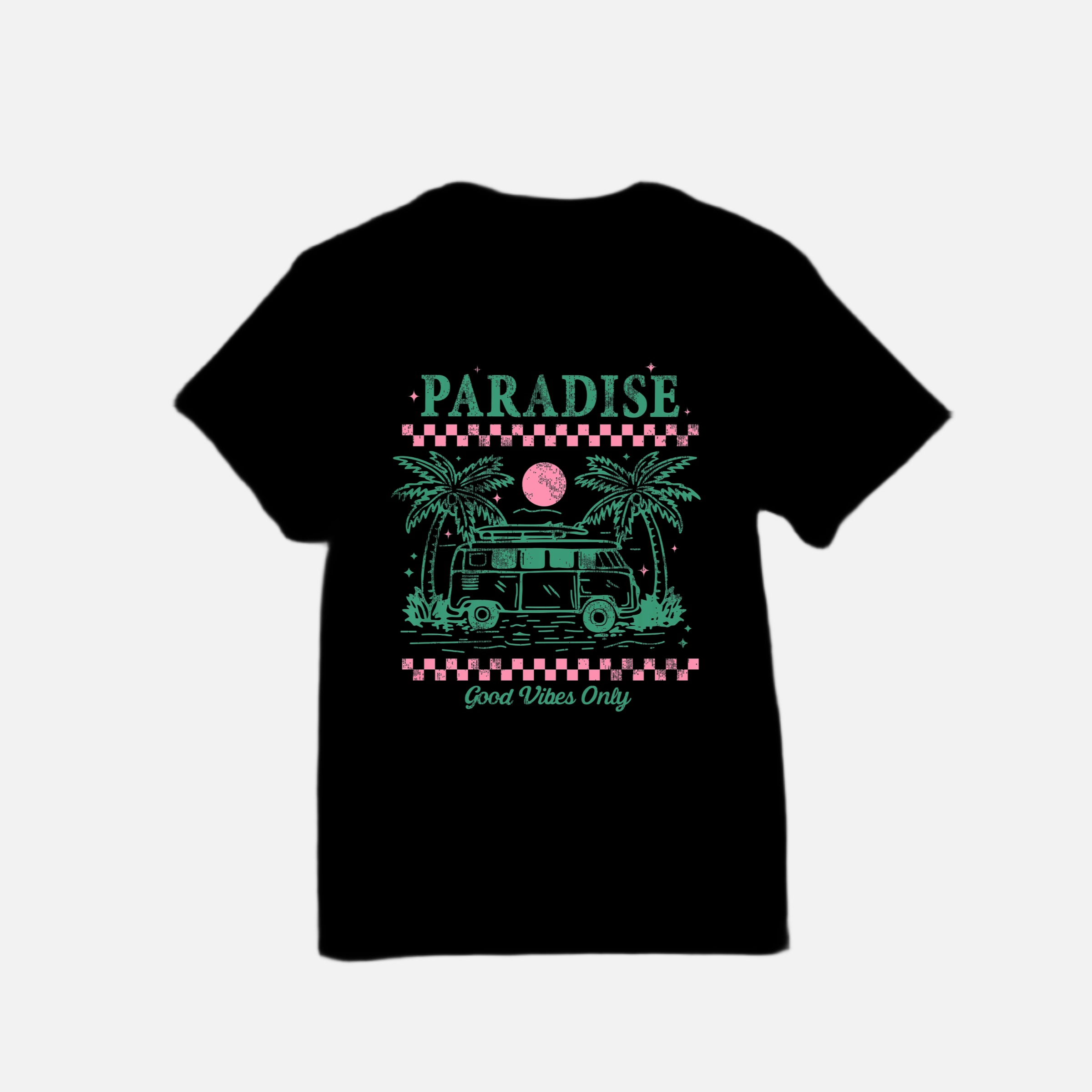 Paradise Tee – Good Vibes Only Graphic Shirt