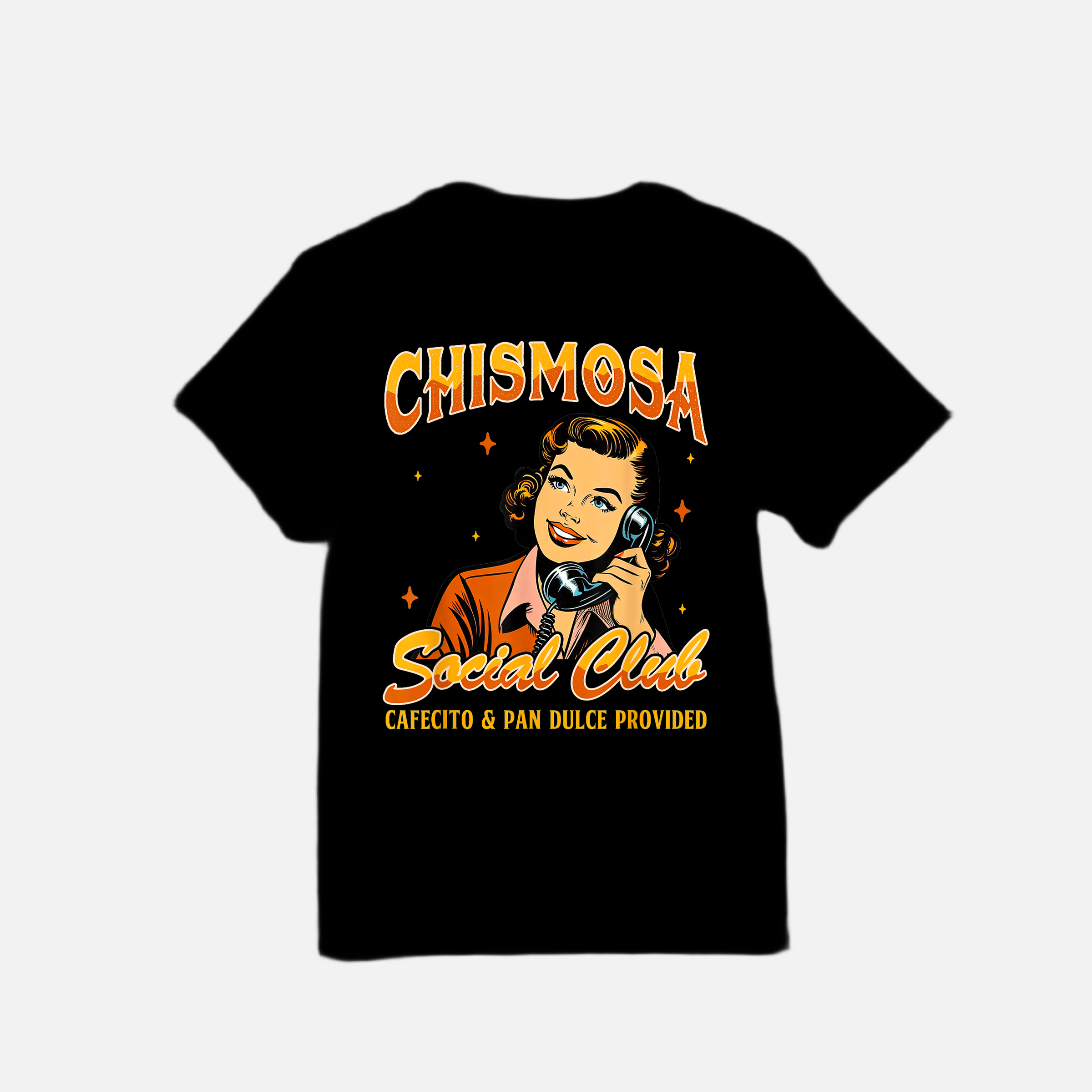 Chismosa Social Club Tee – Cafecito & Chisme Graphic Shirt